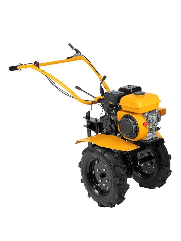 Мотоблок DPT-270, 7 л.с, ременное сцепление, ширина 85 см, глубина 35 см, фрез 3 х 4, ШОМ, передачи 2В/1Н Denzel