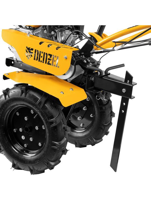 Мотоблок DPT-270, 7 л.с, ременное сцепление, ширина 85 см, глубина 35 см, фрез 3 х 4, ШОМ, передачи 2В/1Н Denzel