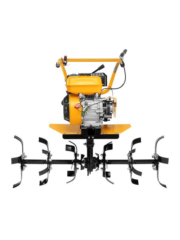 Мотоблок DPT-270, 7 л.с, ременное сцепление, ширина 85 см, глубина 35 см, фрез 3 х 4, ШОМ, передачи 2В/1Н Denzel