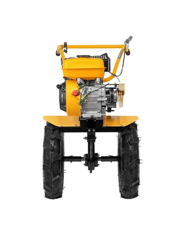 Мотоблок DPT-270, 7 л.с, ременное сцепление, ширина 85 см, глубина 35 см, фрез 3 х 4, ШОМ, передачи 2В/1Н Denzel