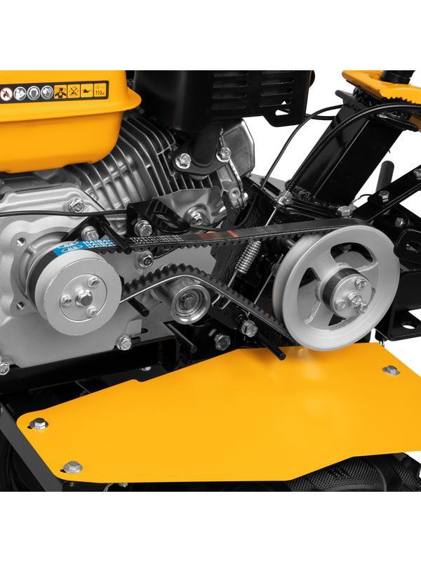 Мотоблок DPT-270, 7 л.с, ременное сцепление, ширина 85 см, глубина 35 см, фрез 3 х 4, ШОМ, передачи 2В/1Н Denzel