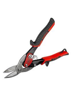 Ножницы по металлу, 250 мм, левый рез, сталь CRMO, двухкомпонентные рукоятки, PRO Matrix