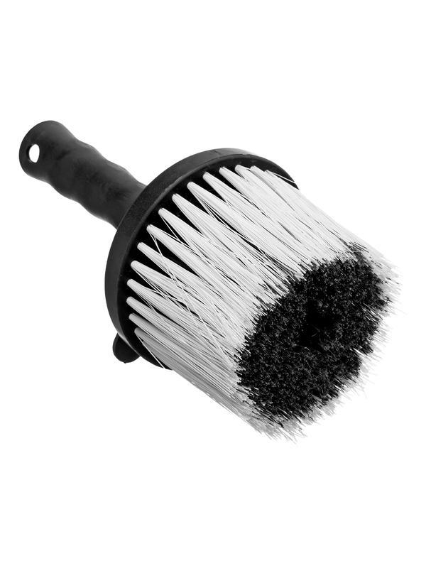 Кисть-макловица круглая, искусственная щетина, пластмассовый корпус, пластмассовая ручка MTX