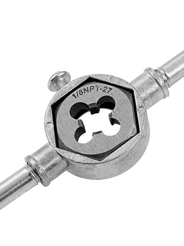 Набор метчиков и плашек М3-М12, плашко-метчикодержатель, 40 предметов, пластиковый бокс Sparta