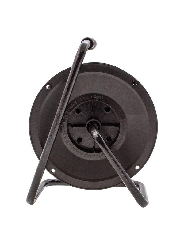 Удлинитель силовой 30 м, 16А, тип УХ10, ПВС, усиленный, на кабельной катушке, 4 розетки без заземления Сибртех