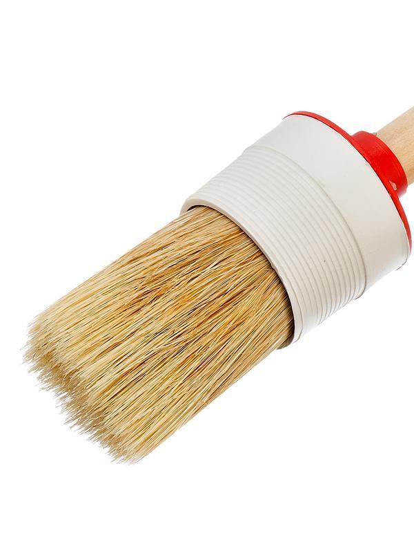 Кисть круглая №10 (40 мм), натуральная щетина, деревянная ручка MTX