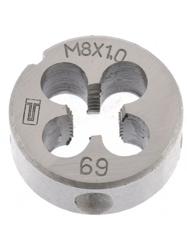 Плашка М8 х 1 мм Сибртех