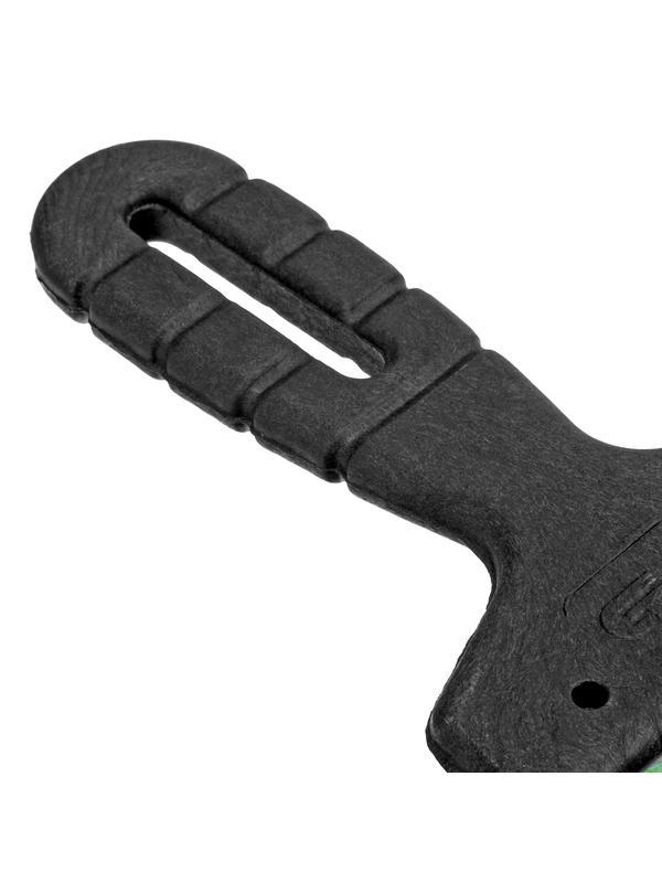 Шпательная лопатка из нержавеющей стали, 100 мм, пластмассовая ручка Сибртех