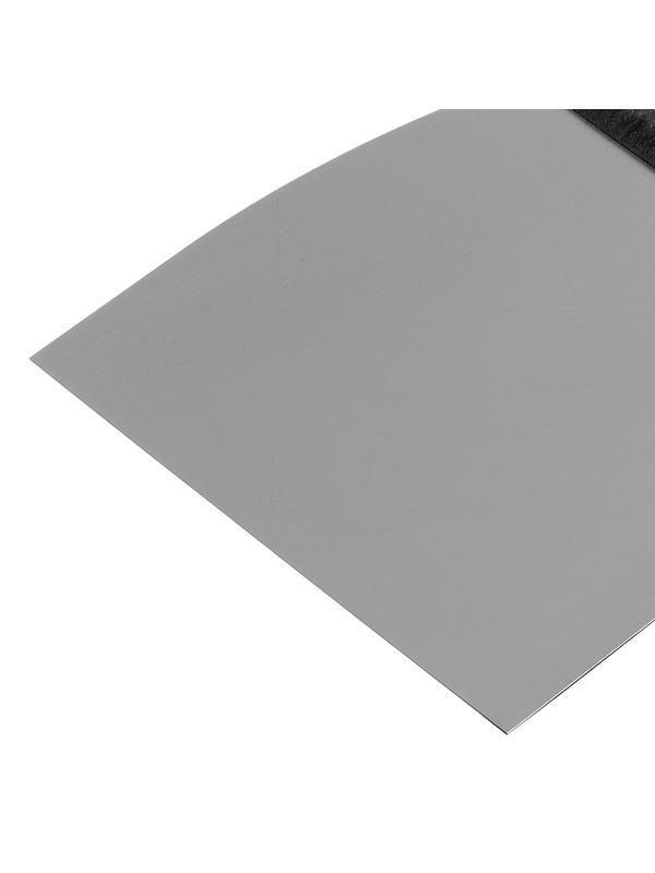 Шпательная лопатка из нержавеющей стали, 100 мм, пластмассовая ручка Сибртех