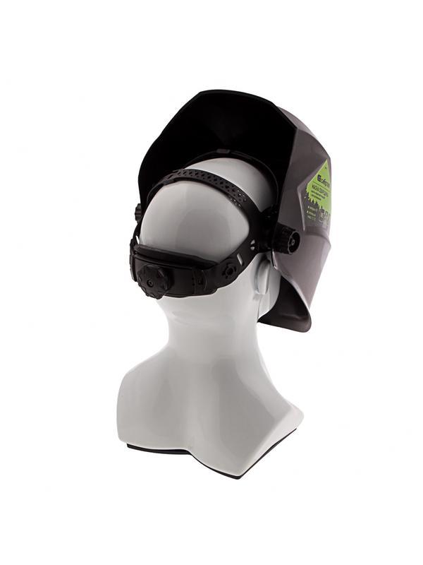 Щиток защитный лицевой (маска сварщика) с автозатемнением Ф5, коробка Сибртех