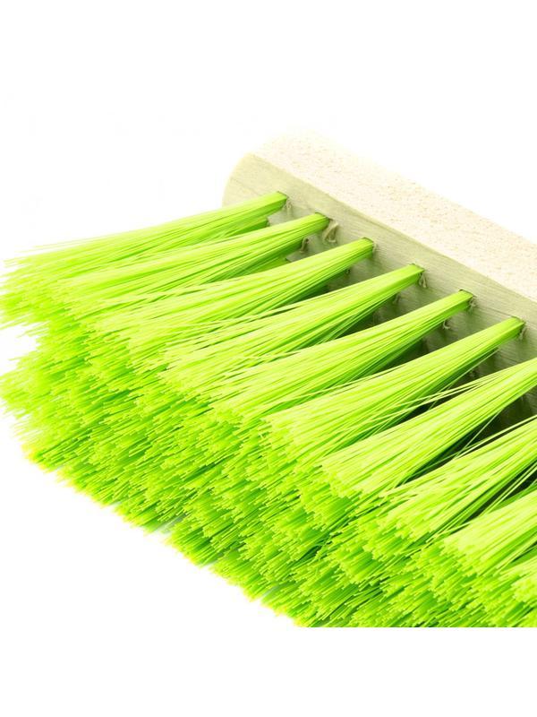 Щетка деревянная для пола, 500 мм, пятирядная, тулейка с резьбой под углом, без черенка Сибртех