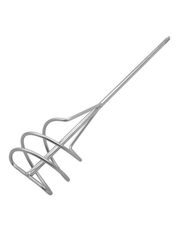 Миксер для песчано-гравийных смесей, 100 х 450 мм, оцинкованный, хвостовик SDS Plus Denzel