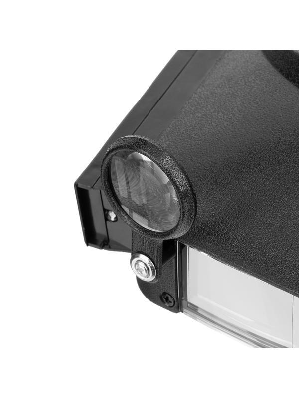 Лупа с дополнительными линзами, с подсветкой, для закрепления на голове Sparta