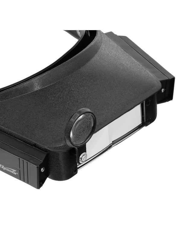 Лупа с дополнительными линзами, с подсветкой, для закрепления на голове Sparta