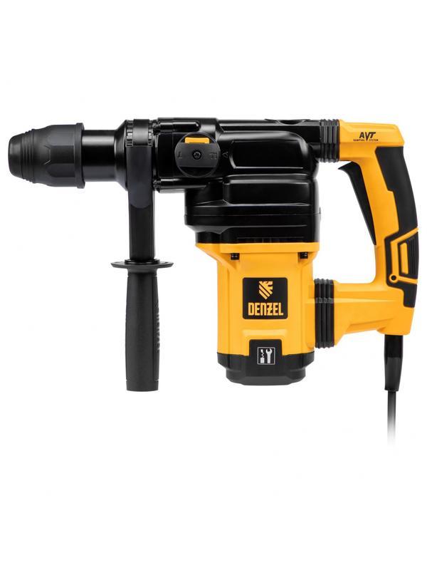 Перфоратор электрический RHV-1050-38-max, SDS-max, 1050 Вт, 10 Дж, 2 плюс 1 режим Denzel