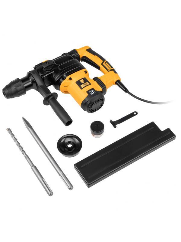 Перфоратор электрический RHV-1050-38-max, SDS-max, 1050 Вт, 10 Дж, 2 плюс 1 режим Denzel
