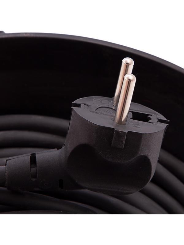 Удлинитель силовой 30 м, 16А, тип УХ10, ПВС, на кабельной катушке, 4 розетки без заземления Сибртех