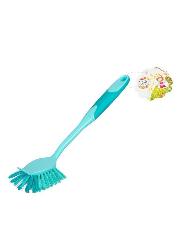 Щетка для посуды квадратная 68 х 37 х 275 мм, двухкомпонентная рукоятка Elfe