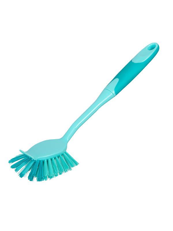 Щетка для посуды квадратная 68 х 37 х 275 мм, двухкомпонентная рукоятка Elfe