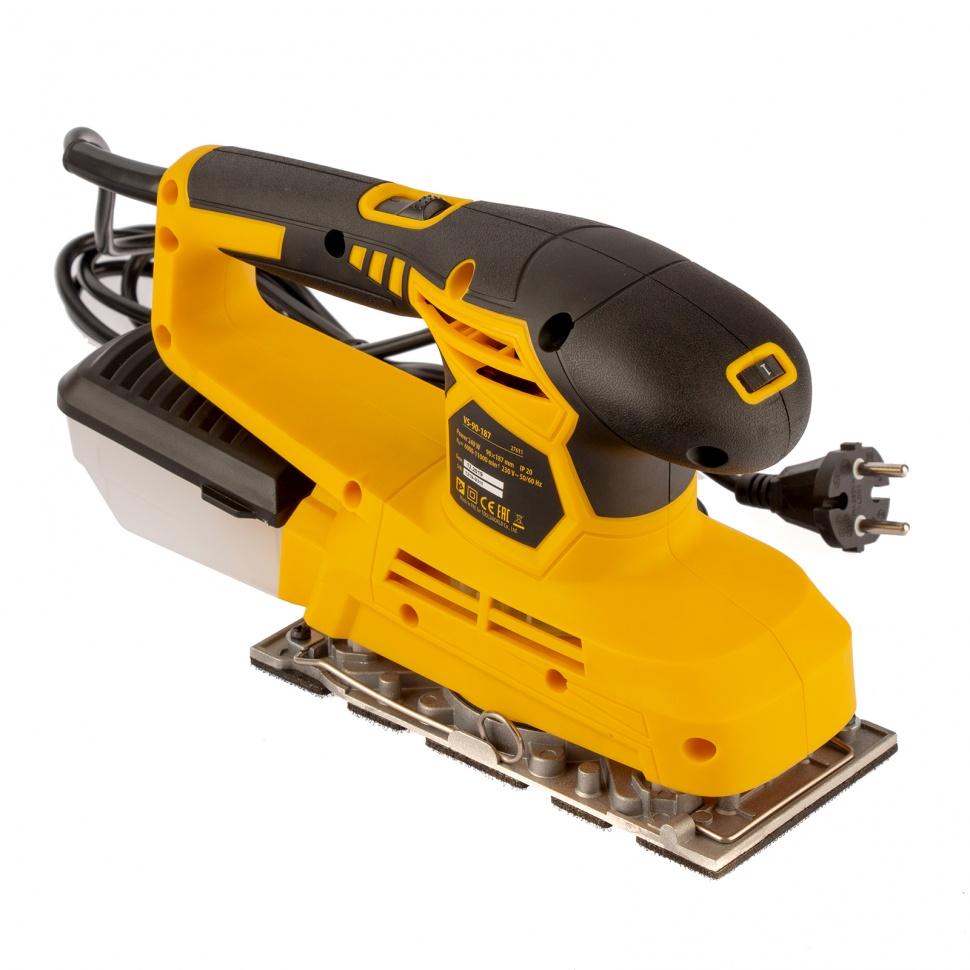 Машина плоскошлифовальная вибрационная VS-90-187, 240 Вт, 6000-11000 об/мин Denzel