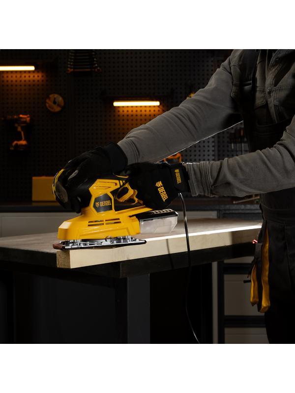 Машина плоскошлифовальная вибрационная VS-90-187, 240 Вт, 6000-11000 об/мин Denzel