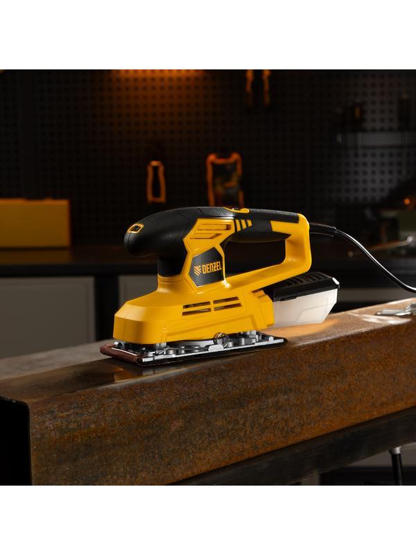 Машина плоскошлифовальная вибрационная VS-90-187, 240 Вт, 6000-11000 об/мин Denzel