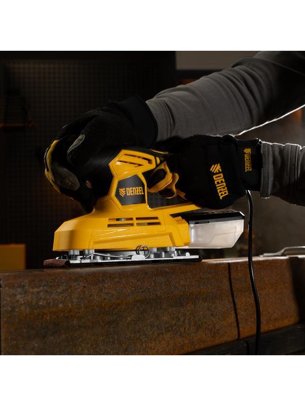 Машина плоскошлифовальная вибрационная VS-90-187, 240 Вт, 6000-11000 об/мин Denzel