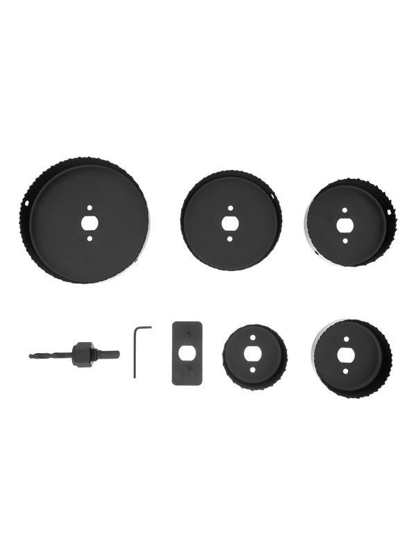 Набор кольцевых пил по дереву, 64-127 мм, 8 предметов Matrix