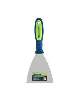 Шпательная лопатка из нержавеющей стали, 100 мм, двухкомпонентная ручка Сибртех