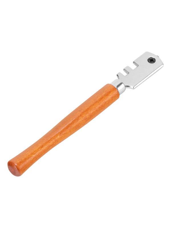 Стеклорез шестироликовый с деревянной рукояткой Sparta