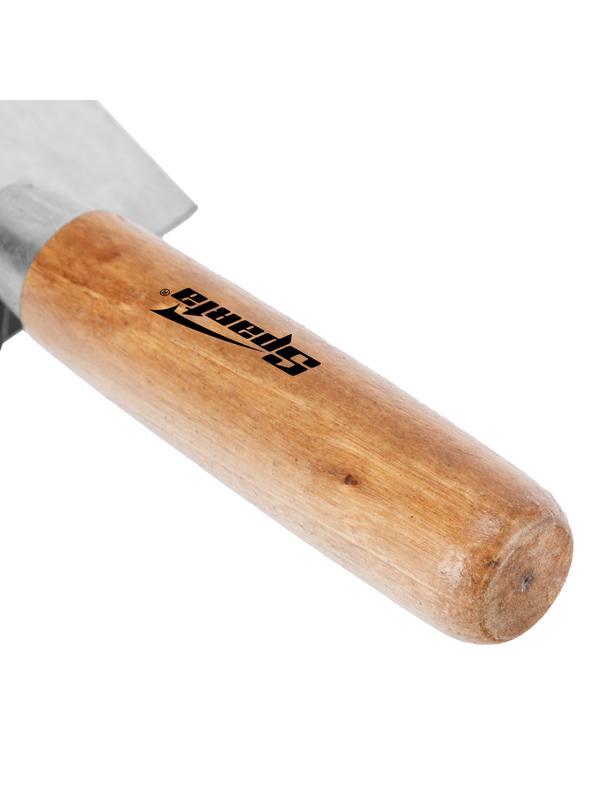 Кельма отделочника стальная, 200 мм, деревянная ручка Sparta