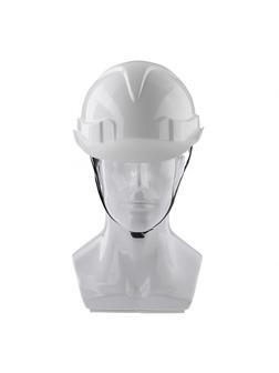 Каска защитная с храповым механизмом, Европласт, белая Россия Сибртех