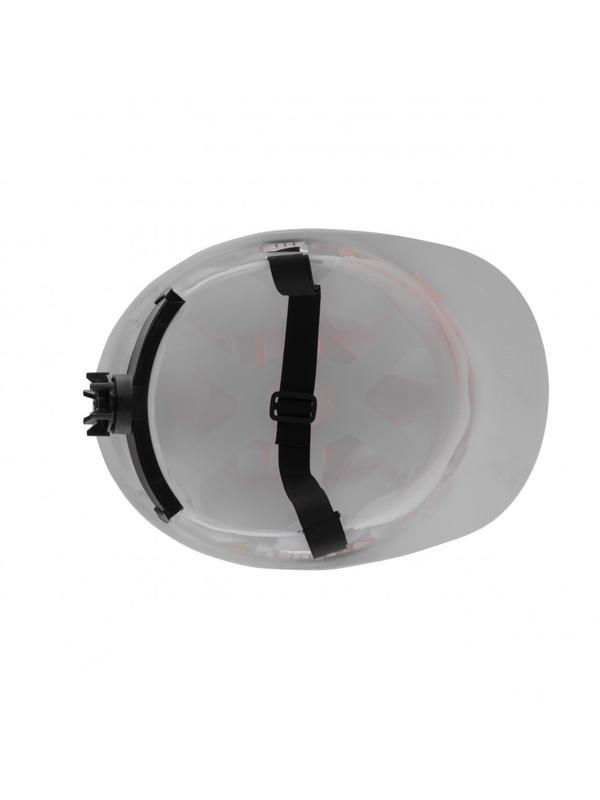 Каска защитная с храповым механизмом, Европласт, белая Россия Сибртех