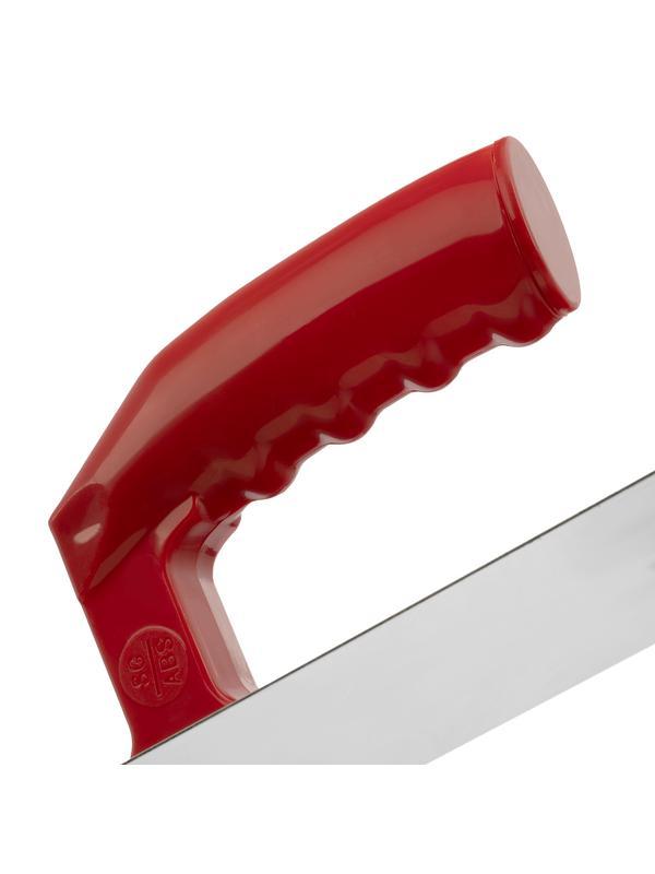 Гладилка стальная, 280 х 130 мм, зеркальная полировка, пластмассовая ручка Matrix