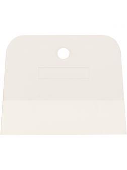 Шпатель, белая резина, 100 мм Россия Сибртех