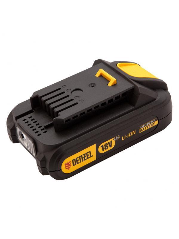 Батарея аккумуляторная IB-18-2.0, Li-Ion, 18 В, 2.0 А/ч Denzel