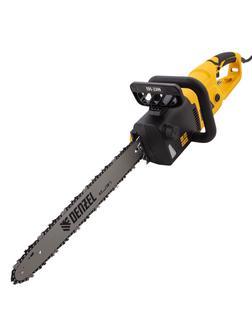 Пила цепная электрическая EDS-2200, 2.2 кВт,продольная, шина 45 см, шаг 3/8, паз 1.3 мм, 62 звена Denzel