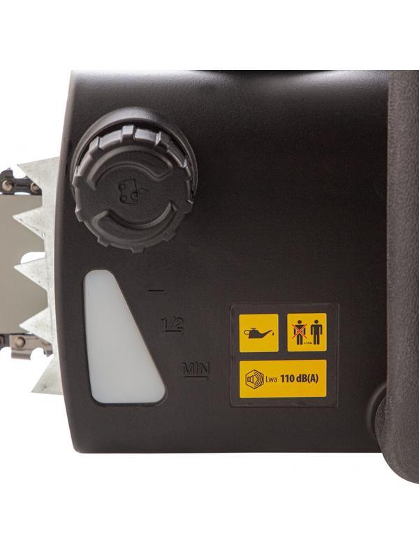 Пила цепная электрическая EDS-2200, 2.2 кВт,продольная, шина 45 см, шаг 3/8, паз 1.3 мм, 62 звена Denzel