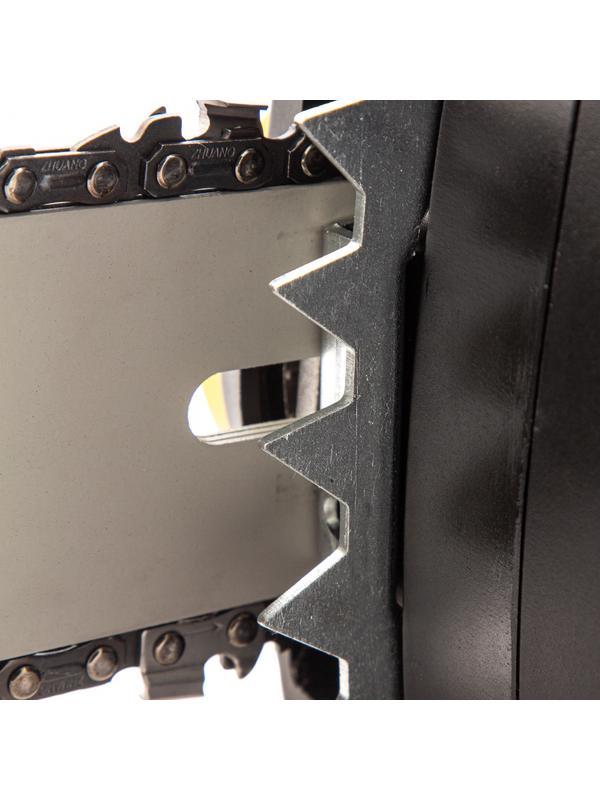 Пила цепная электрическая EDS-2200, 2.2 кВт,продольная, шина 45 см, шаг 3/8, паз 1.3 мм, 62 звена Denzel