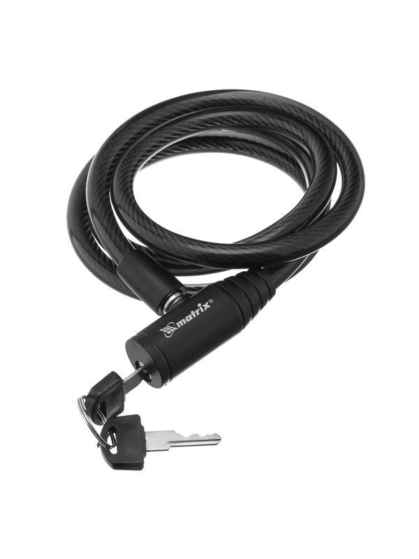 Замок тросовый универсальный, 10 х 1200 мм Matrix