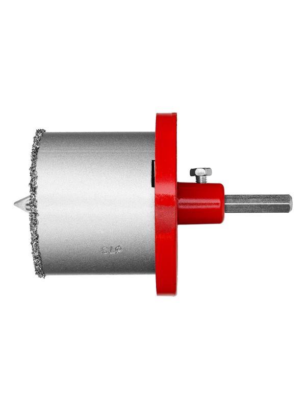 Набор коронок по керамической плитке, 33-53-67-73 мм, шестигранный хвостовик Matrix