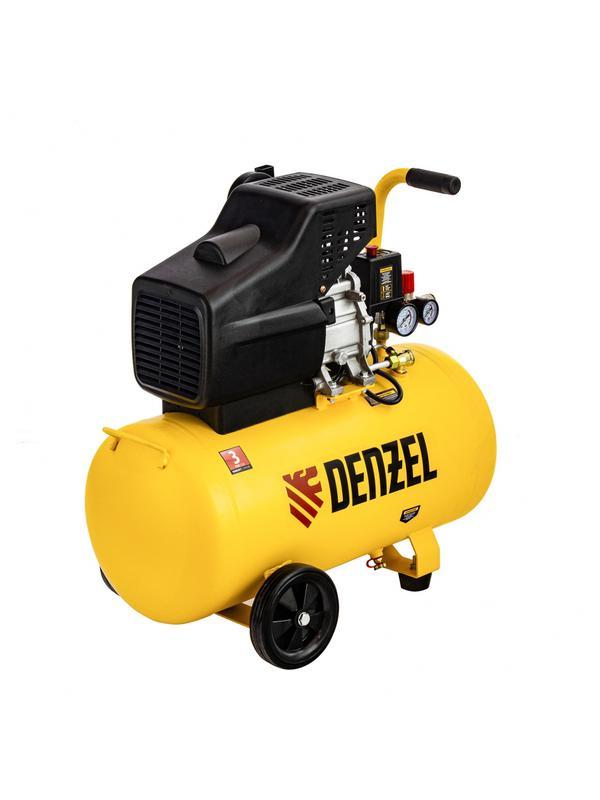Компрессор воздушный прямой привод DC1700/50, 1.7 кВт, 50 литров, 260 л/мин Denzel