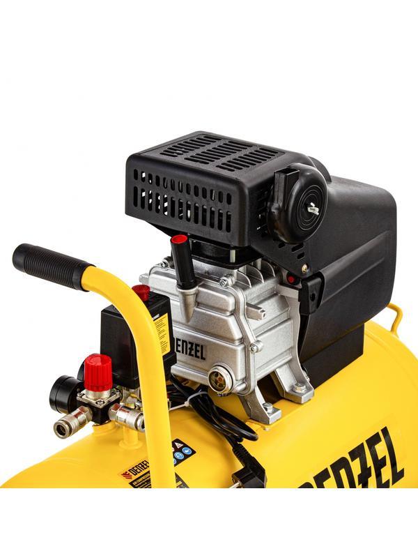 Компрессор воздушный прямой привод DC1700/50, 1.7 кВт, 50 литров, 260 л/мин Denzel