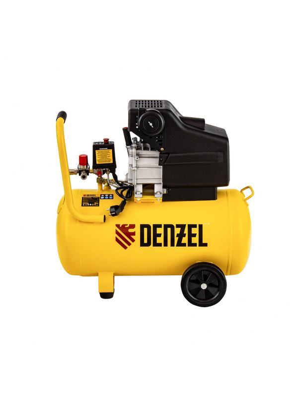 Компрессор воздушный прямой привод DC1700/50, 1.7 кВт, 50 литров, 260 л/мин Denzel