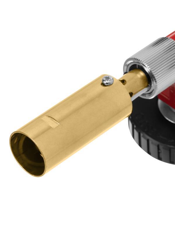 Профессиональная горелка на газовый баллон, пьезоподжиг, металлический корпус Matrix