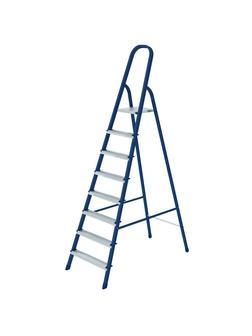 Стремянка, 8 ступеней, стальная, Россия, Сибртех