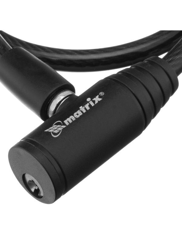 Замок тросовый универсальный, 8 х 650 мм Matrix