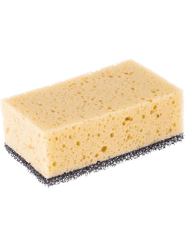 Губка крупнопористая комбинированная для удаления эпоксидной затирки 160х95х60 мм, Россия Сибртех