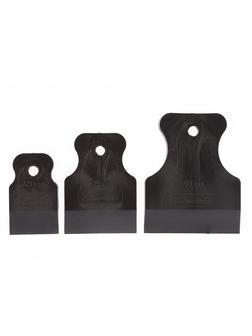 Набор шпателей 40-60-80 мм, черная резина, 3 шт Matrix