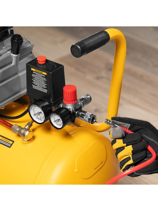 Компрессор воздушный, прямой привод DC1500/50, 1.5 кВт, 50 литров, 220 л/мин Denzel